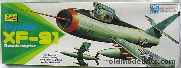 Lindberg 1/48 Republic XF-91 Thunderceptor, 5308 plastic model kit